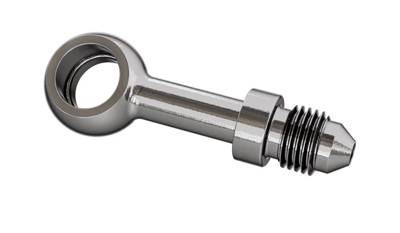 Goodridge P592-03C, Straight Banjo Adaptor for 3/8 or M10 Bolt