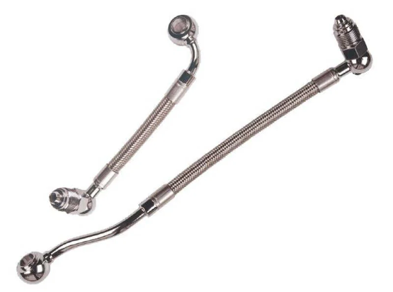 Goodridge HDFL-005/CL, 95-99 Harley-Davidson FLH / FLT Multi Model EFI Fuel Line Kit-Clear