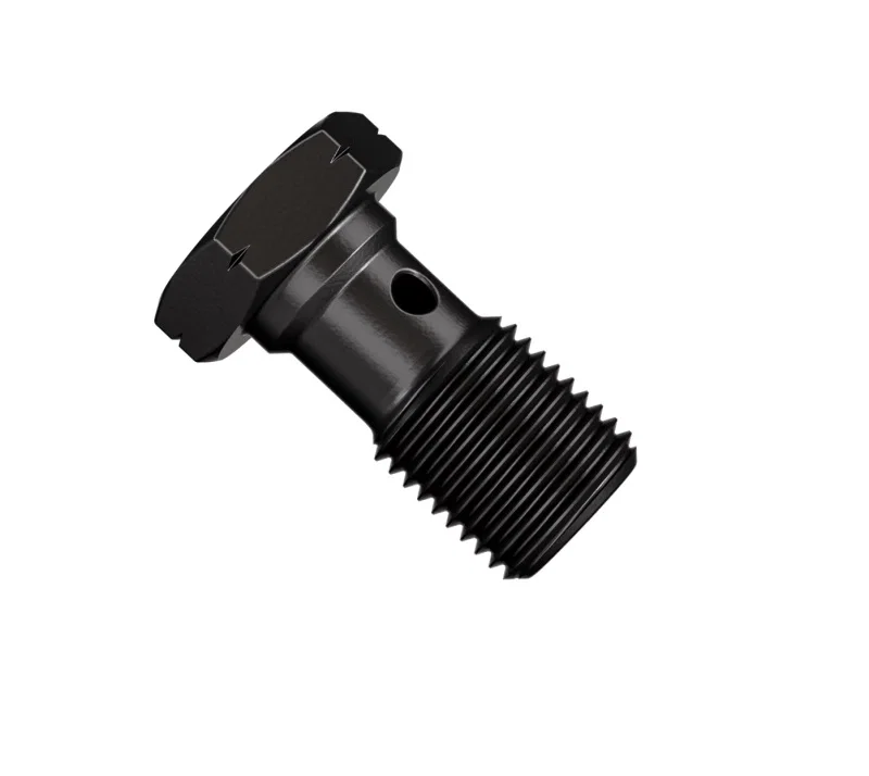 Goodridge P775-03ZBK, Single Banjo Bolt 3/8x24
