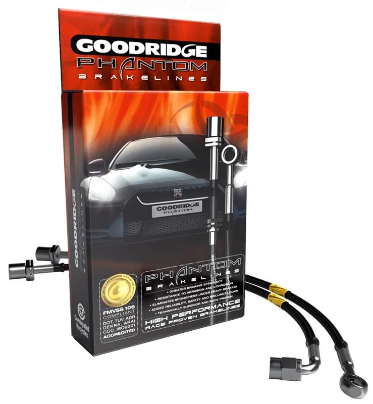 Goodridge 37035BKC, Porsche 97-04 911/996/Boxster /05-11 911/997 C2/4/4S /12-13 911/991 Phantom SS Brake Lines