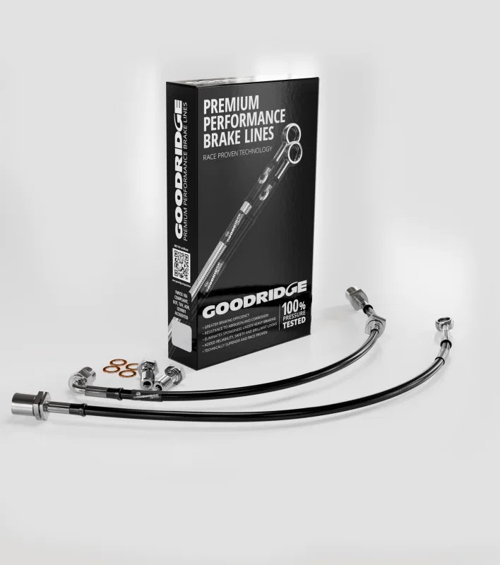 Goodridge 24216F, 00-09 Subaru Legacy Stainless Steel Front Brake Lines