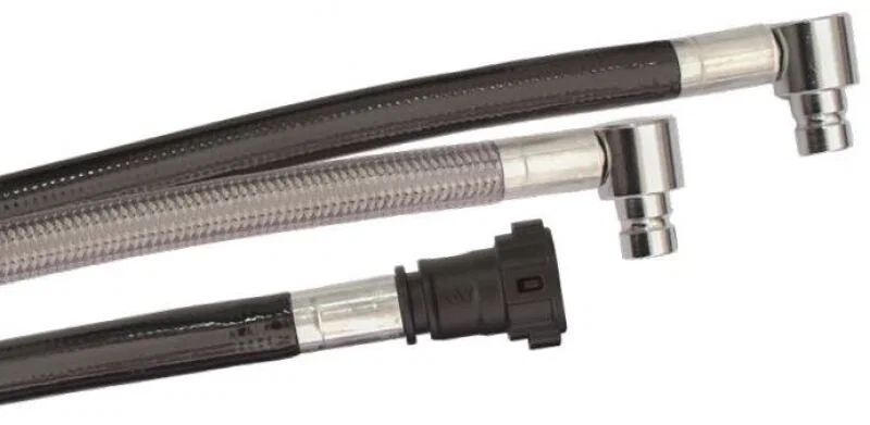 Goodridge HDFL-004EFI/BK, 07-22 Harley-Davidson XL Sportsters EFI Fuel Line Kit