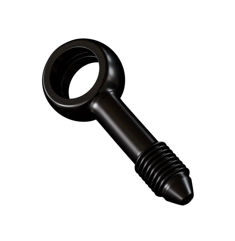 Goodridge PB592-03-04CBK, Straight Banjo Adaptor for 7/16 Bolt