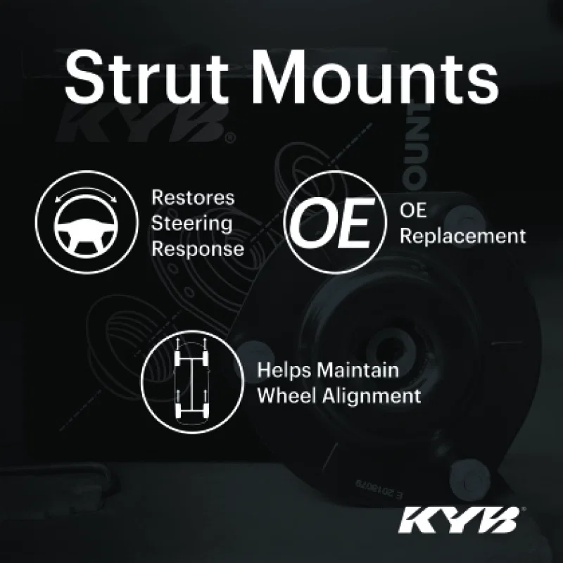 KYB SM5954, 2016+ Chevrolet Malibu / 17-19 Buick LaCrosse / 18-20 Regal Sportback Strut Mount Kit - Front