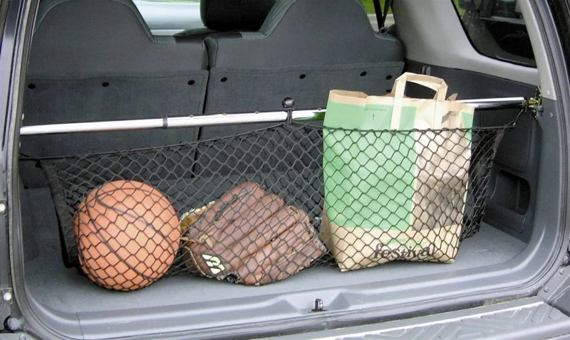 LUND 607003, Universal Cargo Bar w/Net - Black