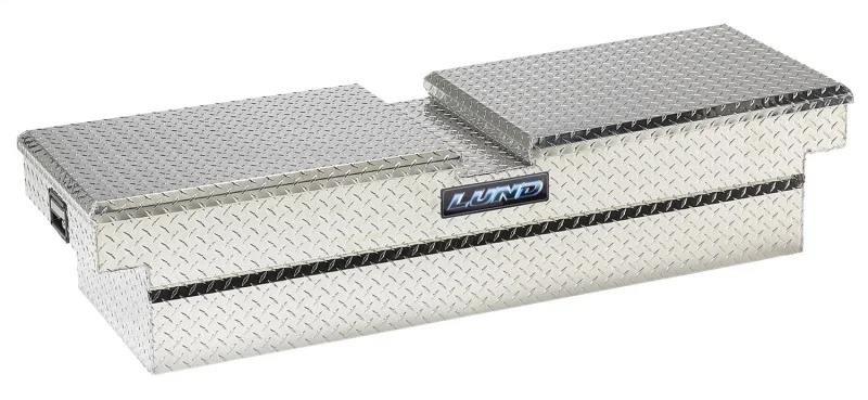 LUND 9352, 04-10 Chevy Colorado Ext. Cab Ultima Dual Lid Gull Wing Crossover Tool Box - Brite