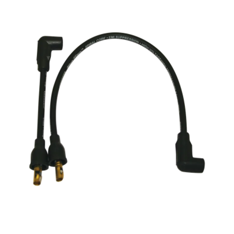 Moroso 27211, Harley-Davidson 80-84 FL / 84-99 FXST/FLST /91-98 FXD Spiral Core Wire Set - Black