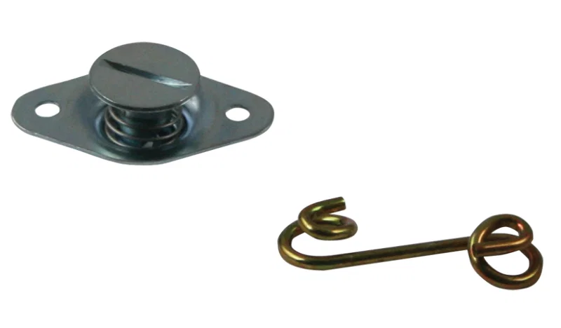 Moroso 71440, Quick Fastener - Self Ejecting - 5/16in x .400in - Steel - 10 Pack