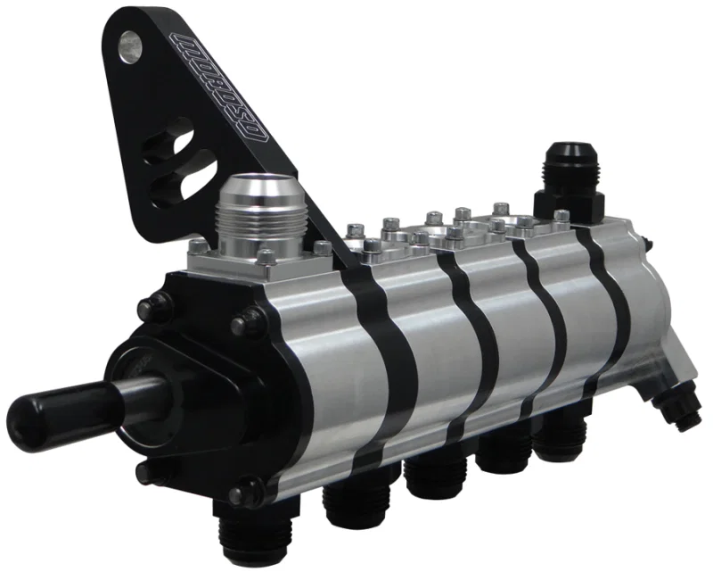 Moroso 22435, T3 Series Dragster 5 Stage Dry Sump Oil Pump - Tri-Lobe - Left Side - .900 Pressure