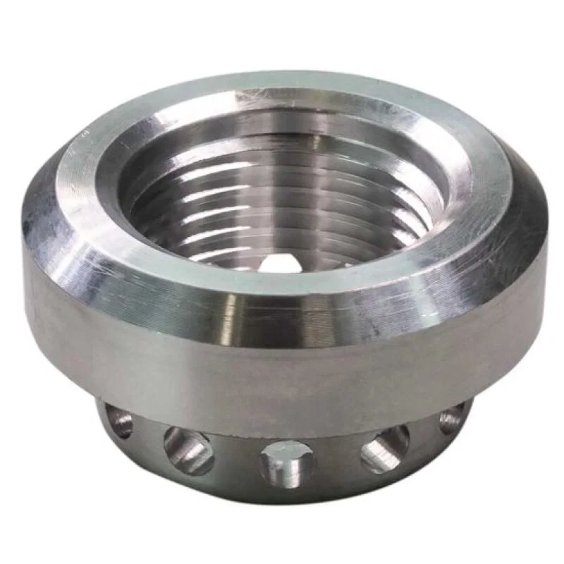 Moroso 22766, 12AN Weld-In Vented Fitting w/Integral Baffle
