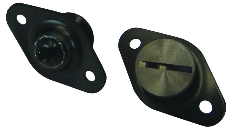Moroso 71507, Quick Fastener - Self Ejecting - 5/16in x .550in - Aluminum - Black - 10 Pack