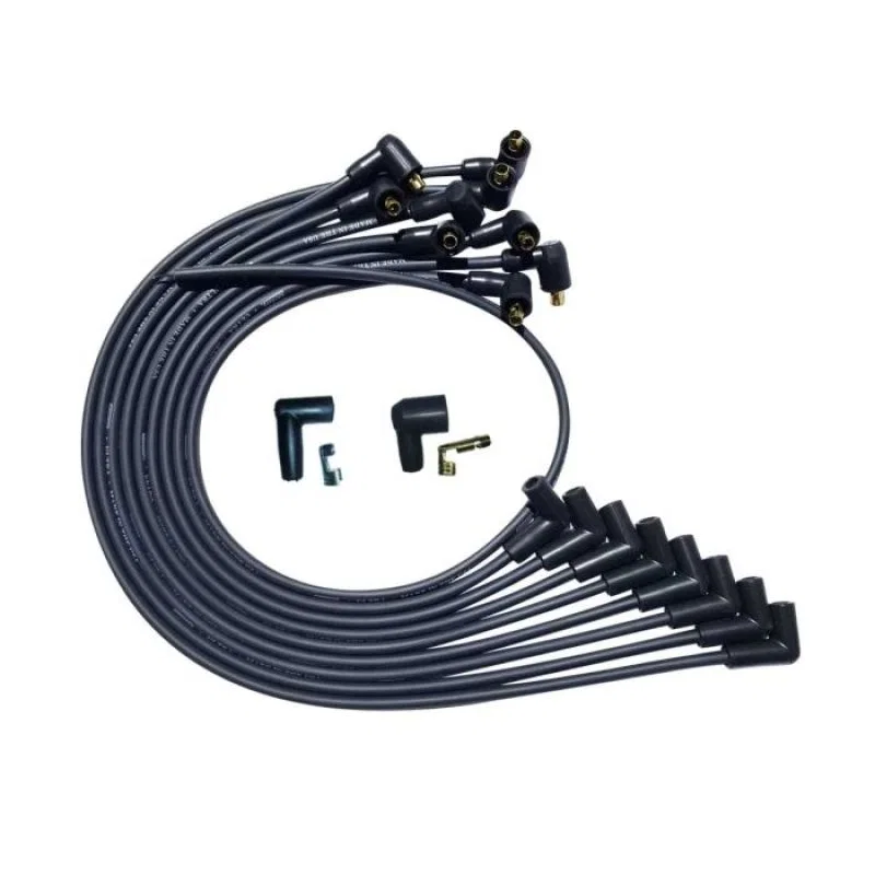 Moroso 51026, SBC Over Valve Cover Unsleeved 90 Deg Non-HEI Ultra Spark Plug Wire Set