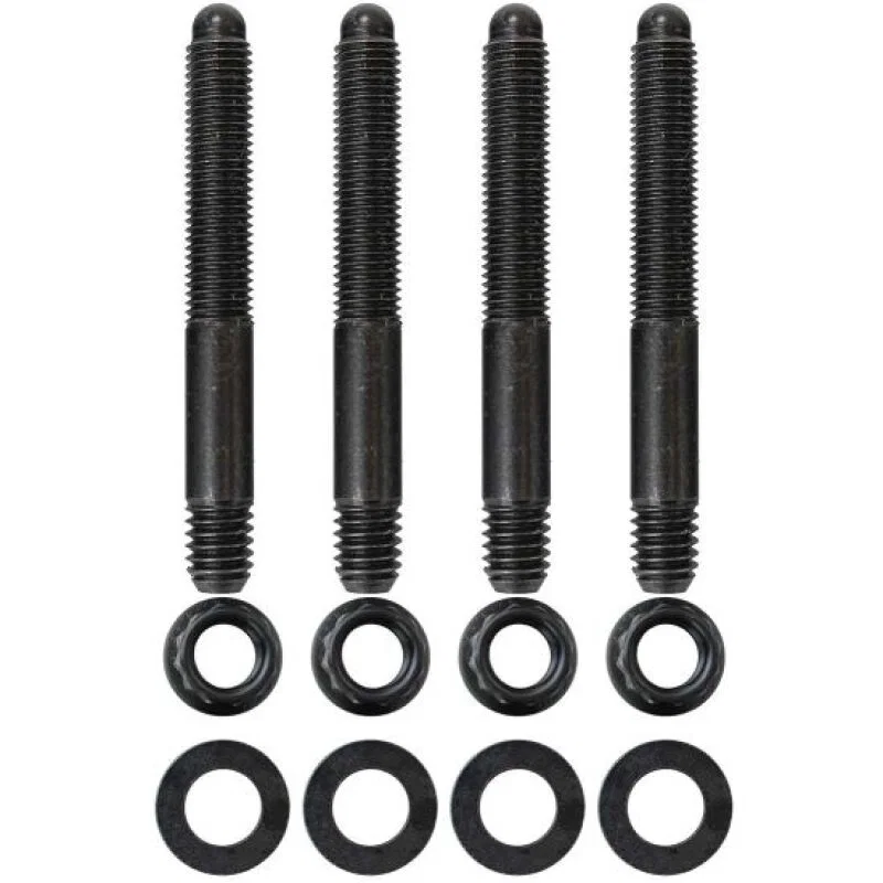 Moroso 37963, 5/16in-24 x 2.5in Long 12-Point Nuts Carburetor Stud Kit