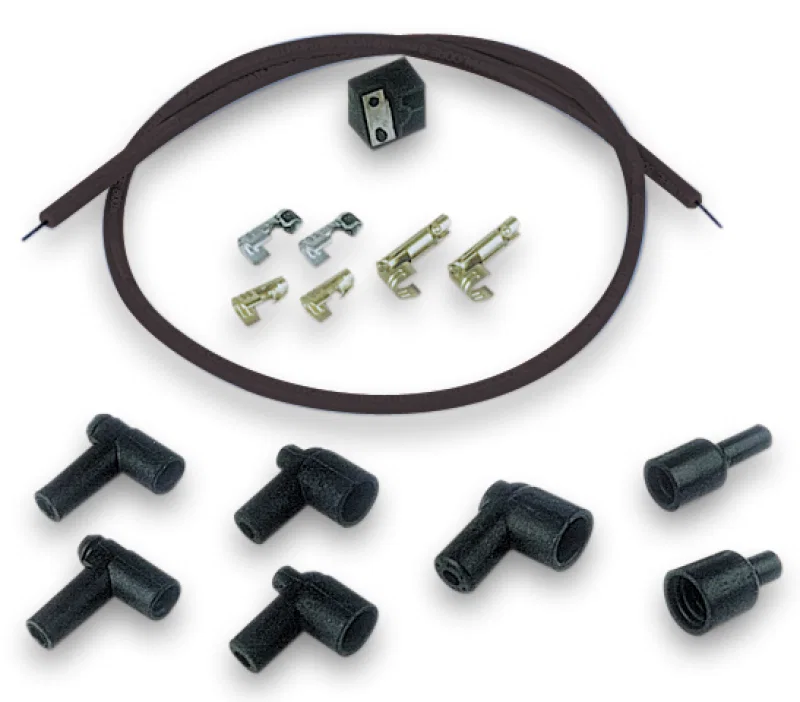 Moroso 73236, Ignition Coil Wire Kit - Blue Max - Spiral Core - 8mm - 3ft - Black
