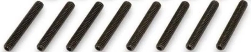 Moroso 97020, Wing Nut Stud - 1/4in-20 x 1.75in - 8 Pack