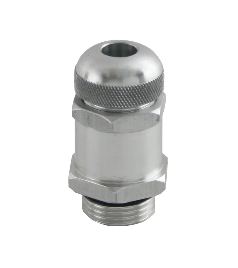 Moroso 22630, Vacuum Relief Valve w/Adjustable Knob -12An Female Gland Seal - Aluminum - Single