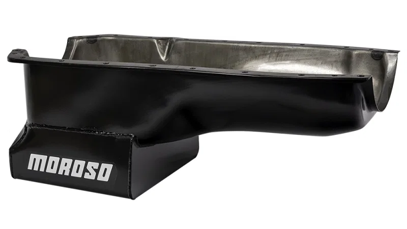 Moroso 20480, 65-Up Oldsmobile V-8 (330-455) Deep Wet Sump 7qt 8.5in Steel Oil Pan
