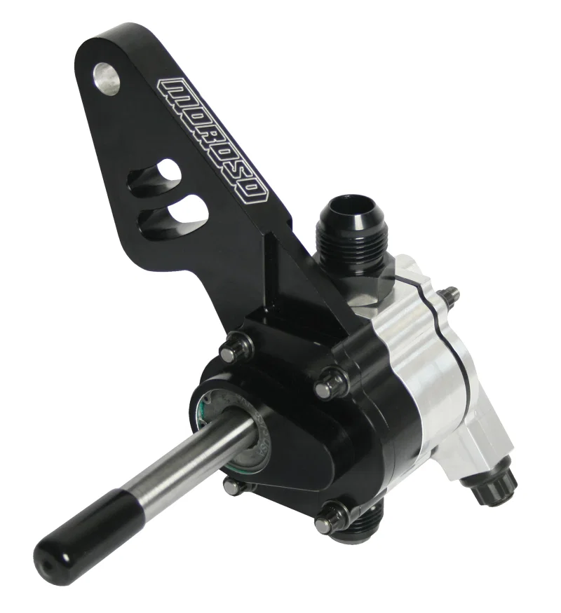 Moroso 22441, T3 Series Dragster Single Stage External Oil Pump - Tri-Lobe - Left Side - 1.200 Pressure