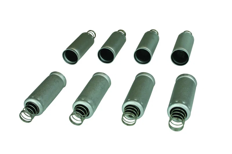 Moroso 72953, GM LS Spark Plug Wire Set Heat Shields - Aluminum - 8 Pack