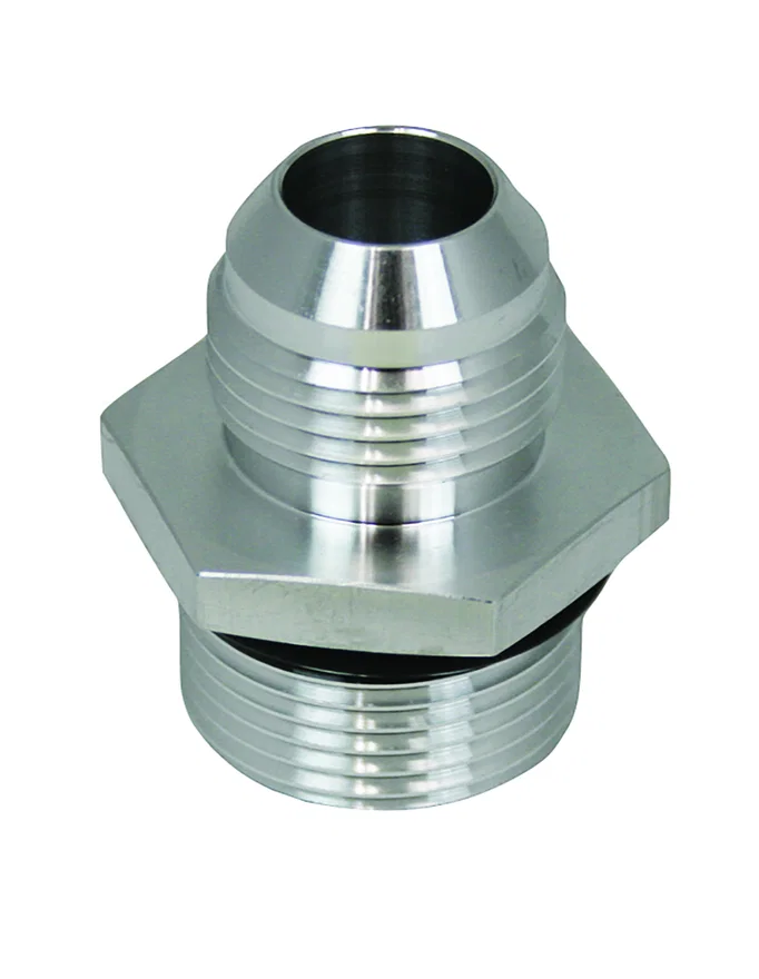 Moroso 68856, GM LS Valve Cover Fitting - Moroso Valve Covers -12An Male Fitting