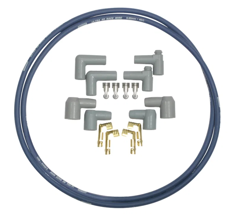 Moroso 73237, Ignition Coil Wire Kit - Ultra 40 - 6ft - Blue
