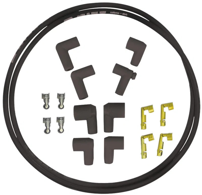 Moroso 73238, Ignition Coil Wire Kit - Ultra 40 - 6ft - Black