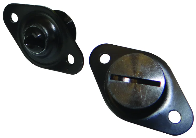 Moroso 71502, Quick Fastener - Self Ejecting - 5/16in x .500in - Aluminum - Black - 10 Pack