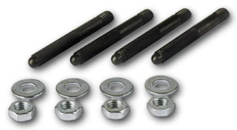 Moroso 37960, Bullet Nose Carburetor Stud Kit For 1/2in Flange Base w/1in Spacer