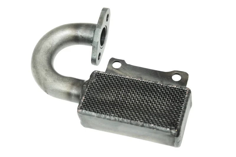 Moroso 24819, Chevrolet Small Block Oil Pump Pick-Up - 3/4in - Flange Mount (Use w/7in Oil Pans)