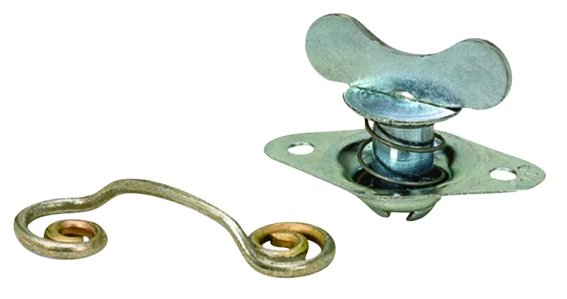 Moroso 71510, Quick Fastener - Self Ejecting - Butterfly Head - 5/16in x .500in - Steel - 10 Pack