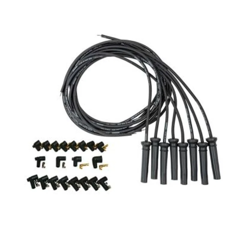 Moroso 73839, GM Pro Stock/Brodix PB201/CFE Ignition Wire Set - Ultra 40 - Unsleeved - Black