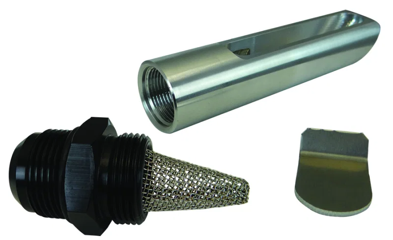 Moroso 24866, External Oil Pump Pick-Up Kit For Aluminum Oil Pans -16An