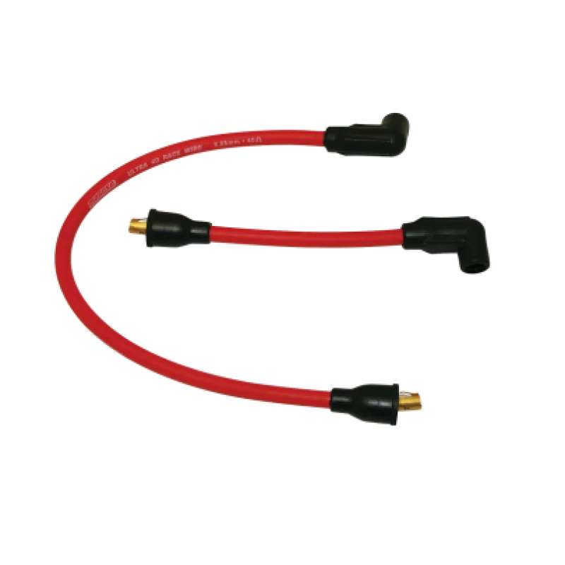 Moroso 28622, Harley-Davidson 80-84 FL/FXST / 84-89 FLST / 91-98 FXD Ultra 40 Wire Set - Red for Ford