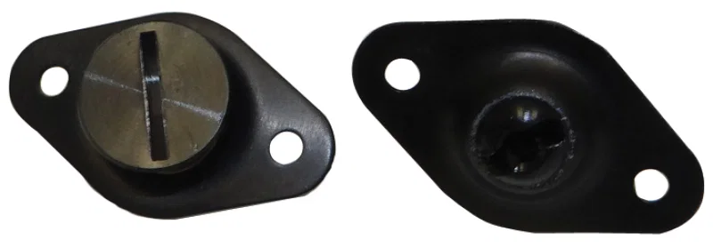 Moroso 71451, Quick Fastener - Self Ejecting - 5/16in x .450in - Aluminum - Black - 10 Pack