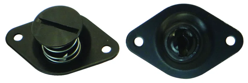 Moroso 71379, Quick Fastener - Self Ejecting - 7/16in x .550in - Aluminum - Black - 10 Pack