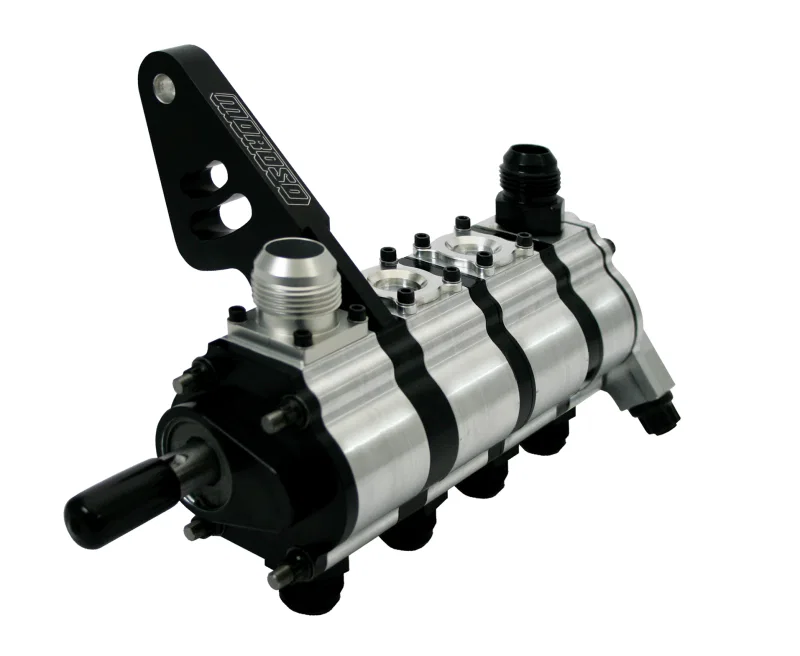 Moroso 22444, T3 Series Dragster 4 Stage Dry Sump Oil Pump - Tri-Lobe - Left Side - 1.200 Pressure