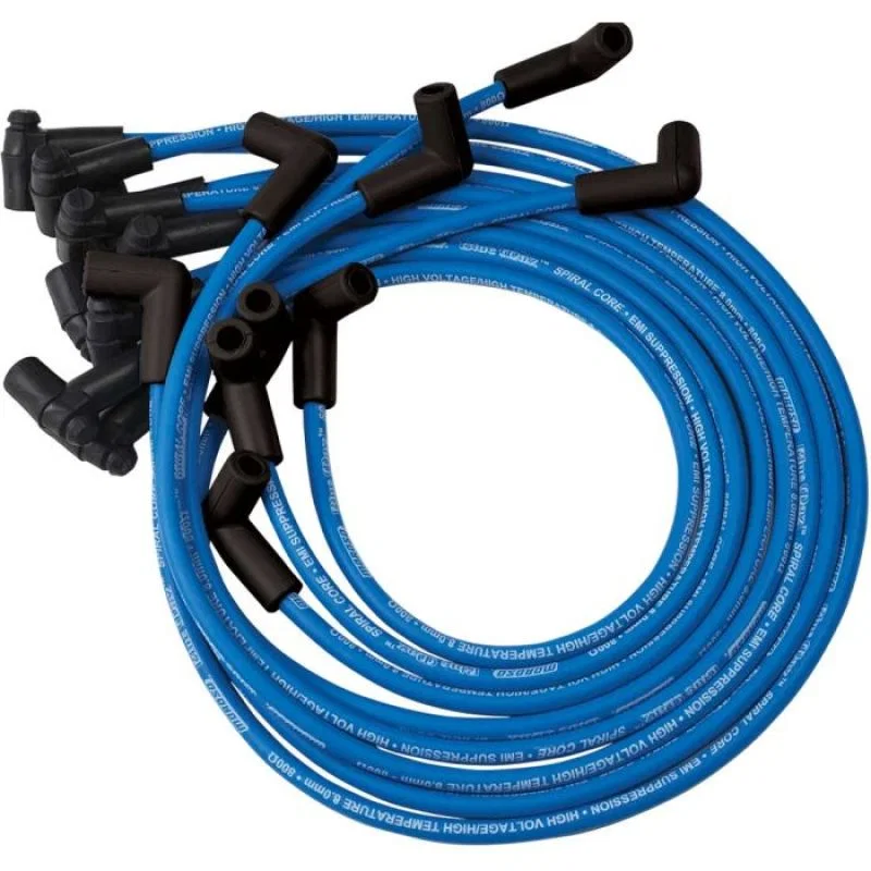 Moroso 72521, Custom Ignition Wire Set - Blue Max - Spiral Core