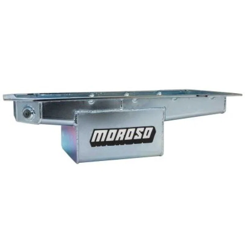 Moroso 20733, Mopar Late Model Hemi Gen 3 5.7L/6.1L/6.4L Center Sump 6.5in Deep Steel Oil Pan