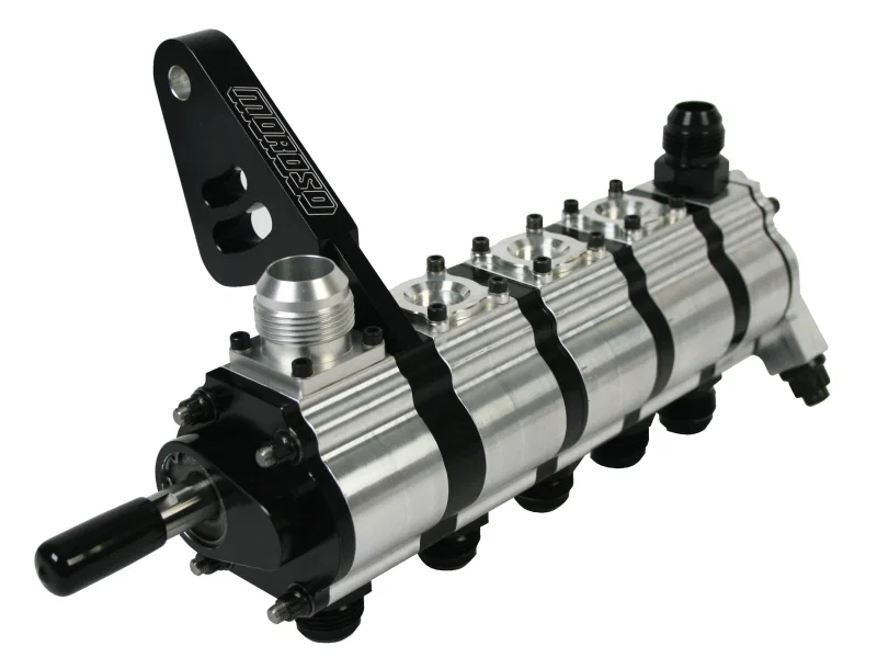 Moroso 22445, T3 Series Dragster 5 Stage Dry Sump Oil Pump - Tri-Lobe - Left Side - 1.200 Pressure