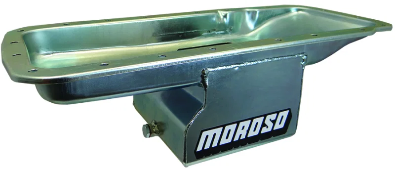 Moroso 20760, Mopar 361-440 (w/Center Sump) Deep Wet Sump 7qt 7in Steel Oil Pan