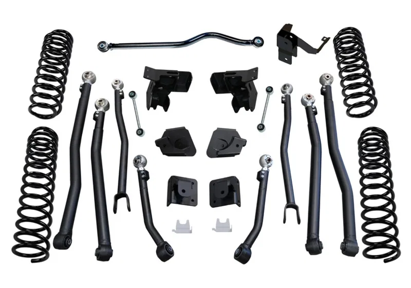 Superlift K201FX, 07-18 Jeep Wrangler JK 4in Long Arm Kit - Fox RES Shocks