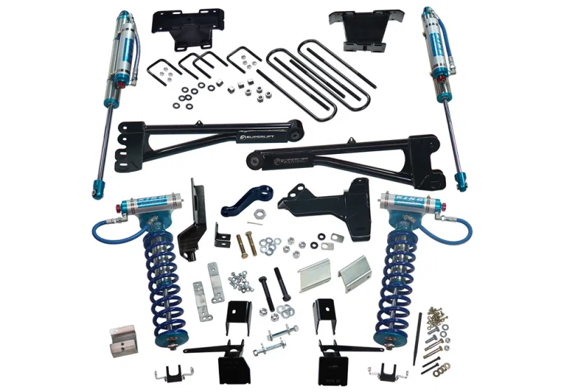 Superlift K169KG, 17-19 Ford F-250 SD 4WD (Diesel) 6in Radius Arm Lift Kit King Fr Coils/RR Reservoir Shocks