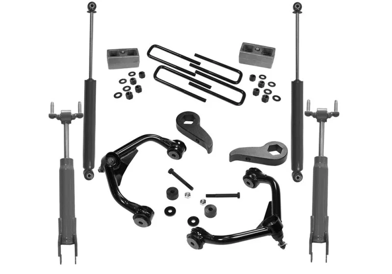 Superlift K1010, 11-19 Chevy Silv/GMC Sierra 2500 HD 3in Lift Kit w/ Superlift Rear Shocks