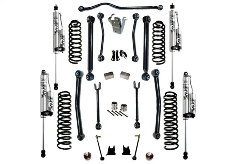 Superlift K997FX, 07-18 Jeep Wrangler JK 4WD 4in Suspension Lift Kit w/ Fox 2.0 Res Shocks