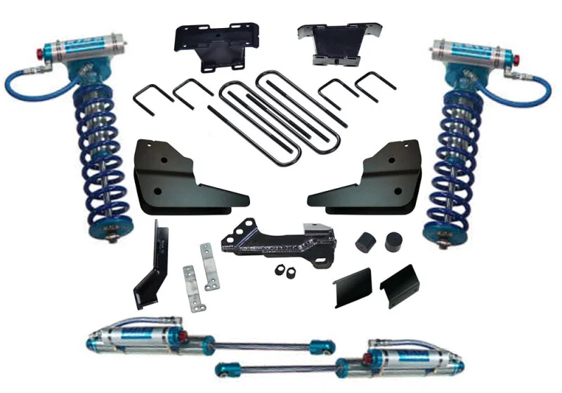 Superlift K1028KG, 23-24 Ford F250/F350 Diesel ONLY 4in Lift Kit w/King Coilover Shocks