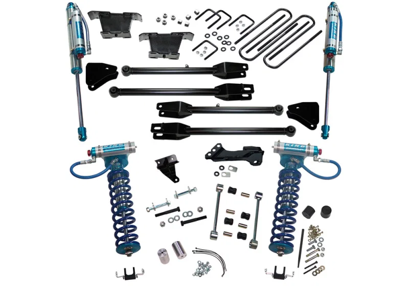 Superlift K233KG, 08-10 Ford F-250 SuperDuty 4WD 4in Lift Kit w/ 4-Link Conv / King Coilovers & Rear Shocks