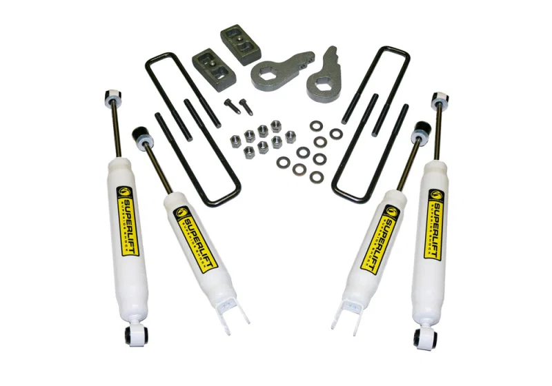 Superlift K1000, 99-06 Chevy Silv/GMC Sierra 1500 4WD 2.5in Lift Kit w/ Superlift Shocks