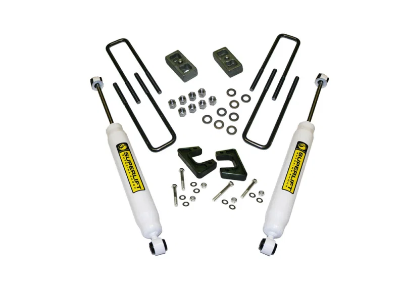 Superlift K1001, 07-13 Chevy Silv/GMC Sierra 1500 4WD 2in Lift Kit w/ Rear Superlift Shocks