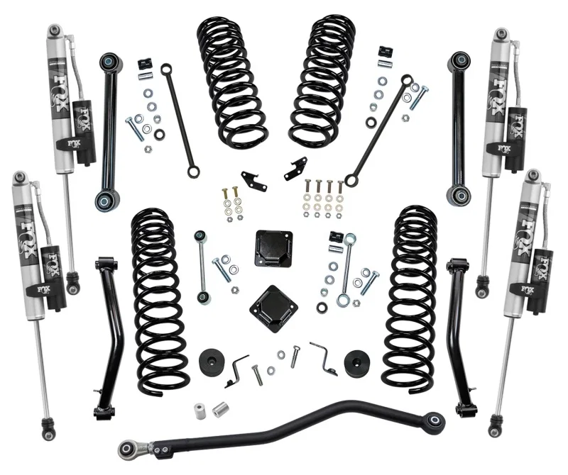 Superlift K196FX, 20-22 Jeep Gladiator JT (NO Mojave) 4WD 4in Dual Rate Coil Lift Kit w/Fox 2.0 Res Shocks