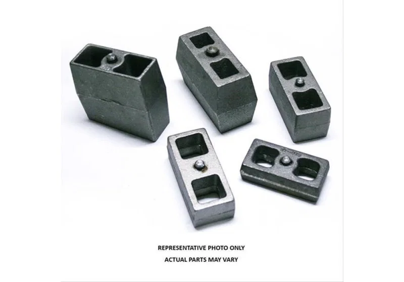 Superlift 058-2, Universal Application - Rear Lift Block - 5in Lift - w/ Flat - Pair